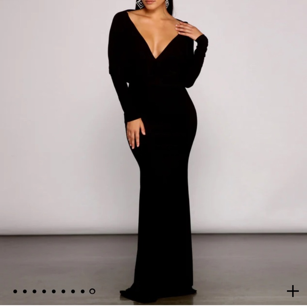 Londyn formal high slit convertible dress
